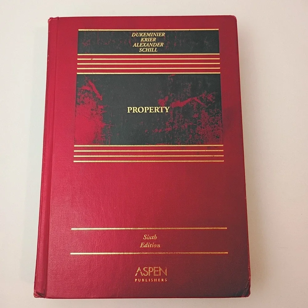 Aspen Casebook Series: Property Sixth Edition by Dukeminer, Krier... Hardcover